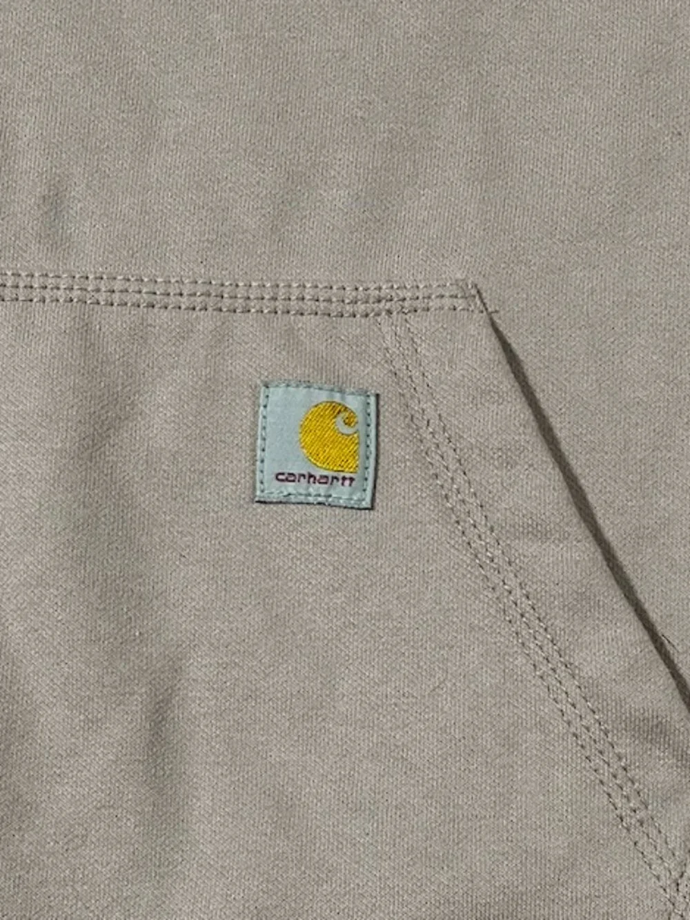 Carhartt Rain Defender Relaxed Fit Hoodie Purple Gray Logo Sleeve XL Women Cute